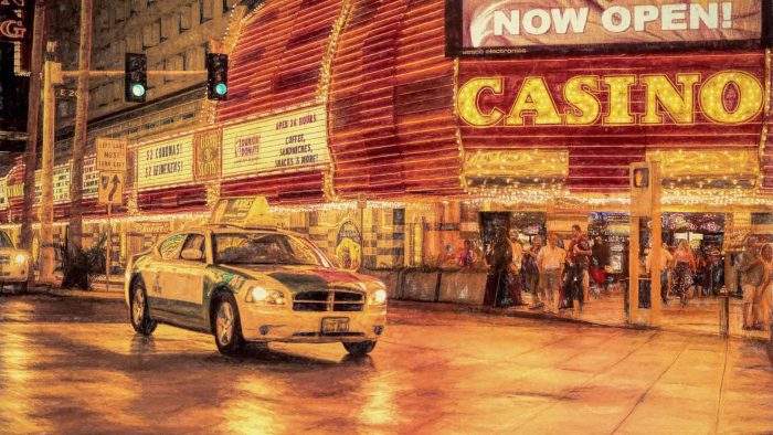 fine art print photo photography painterly paintography henry von huch buy purchase las vegas nevada casino old town car
