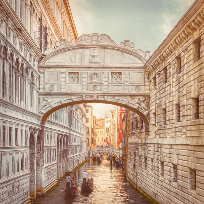 Bridge of Sighs Venice Paintography by Henry von Huch